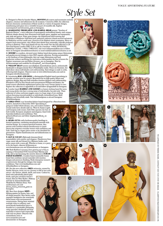 Notre parution sur British VOGUE