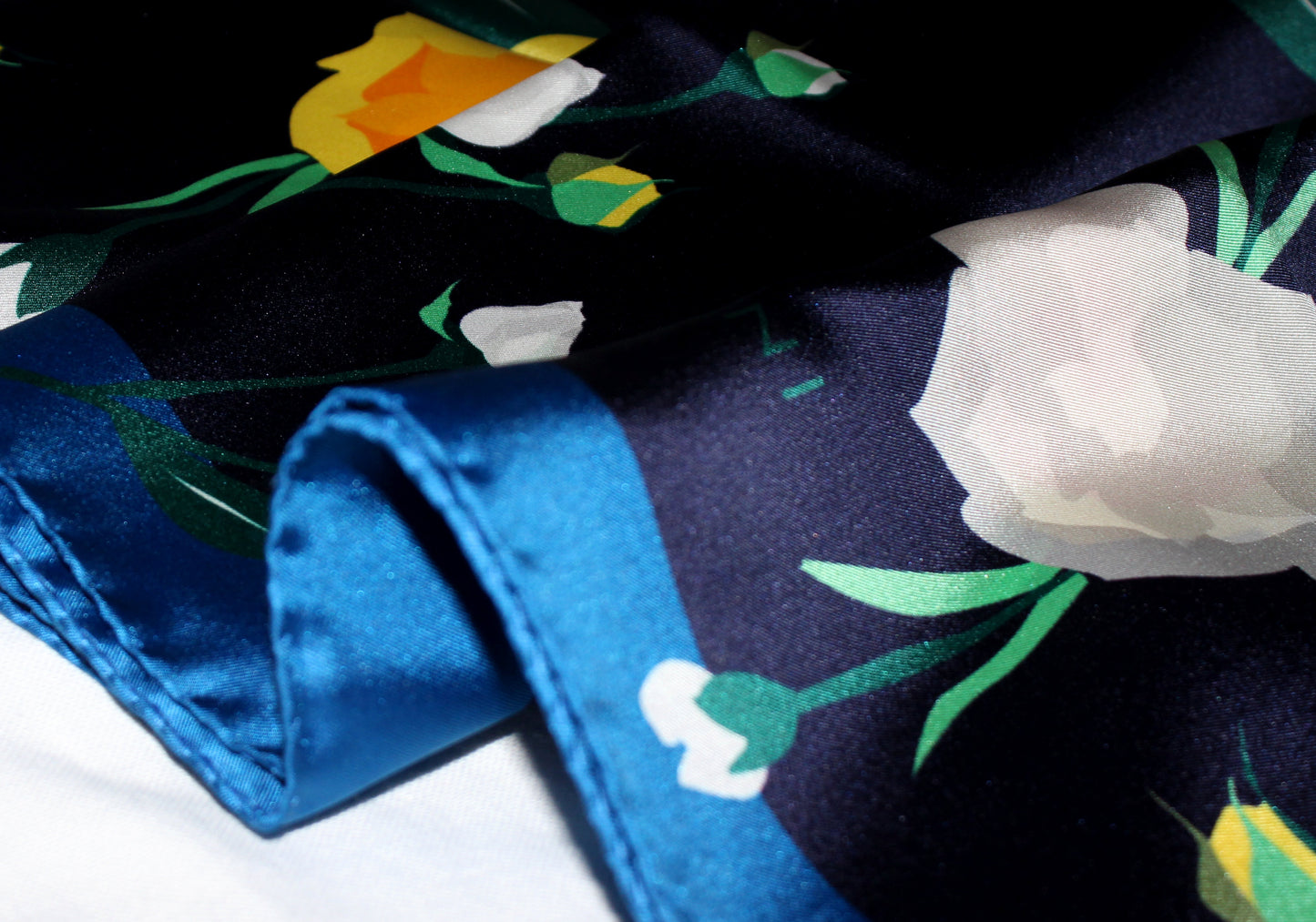 Silk Scarf Ciel de Nuit small