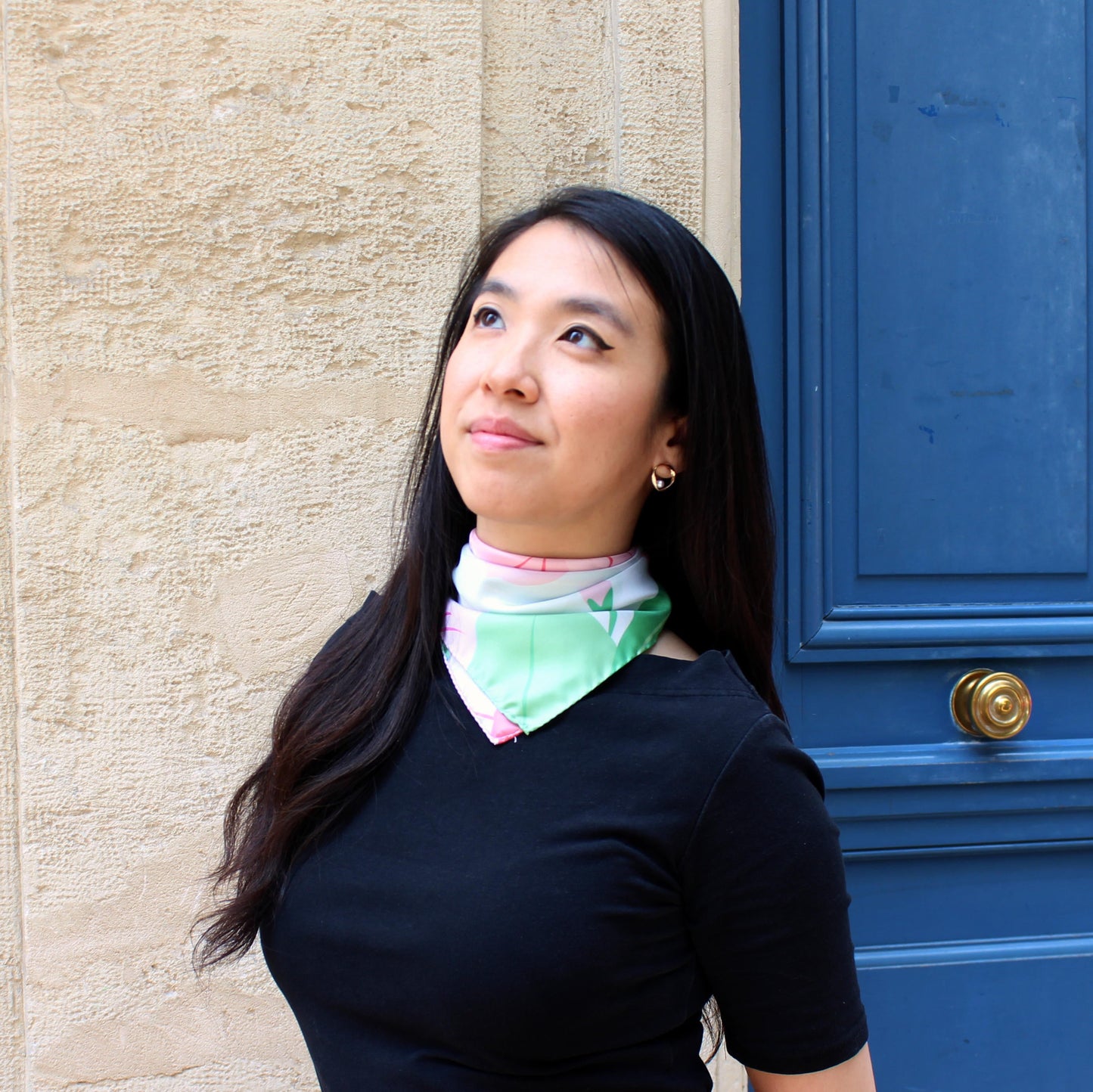 Foulard carré Le Romantique