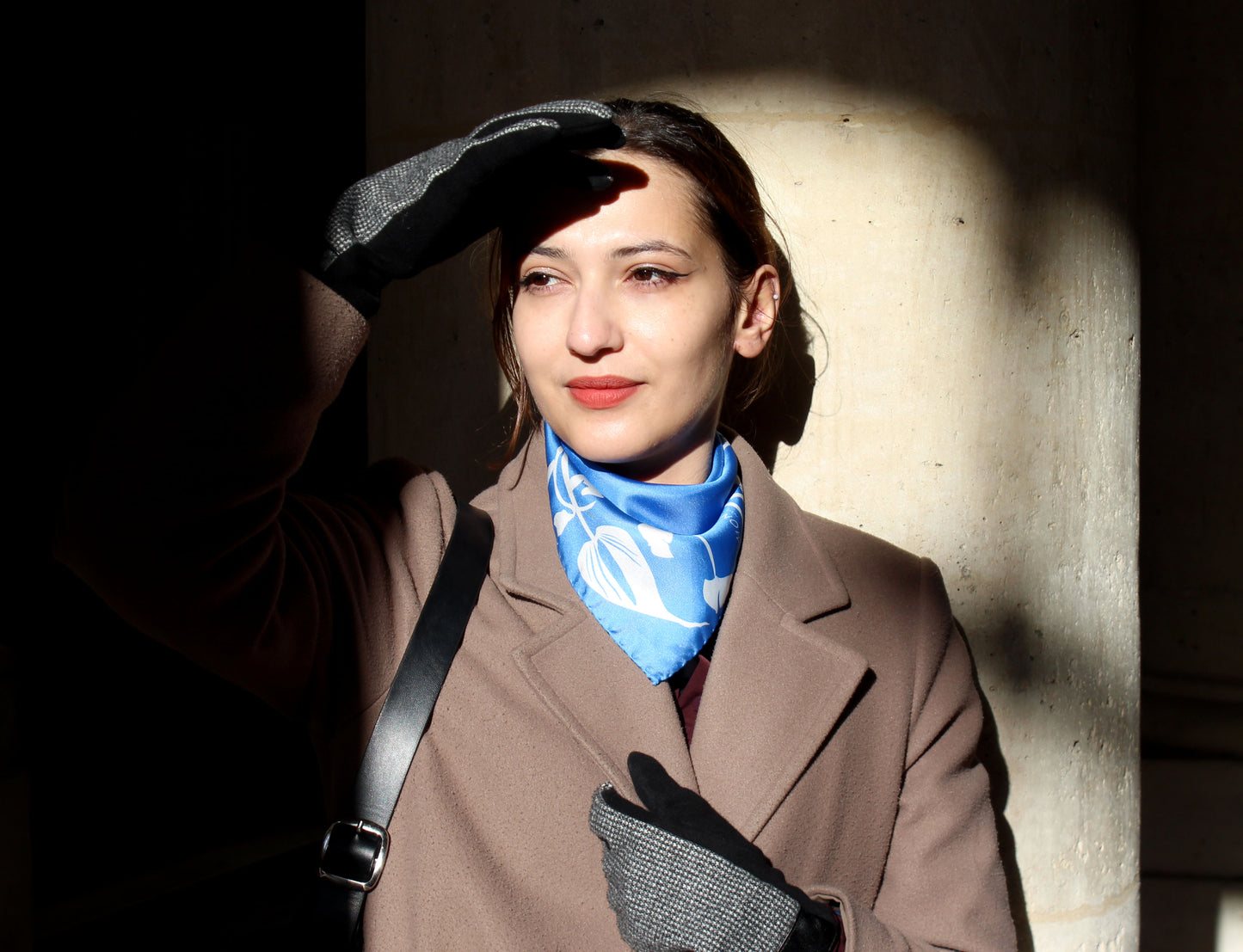 Minimal Carré Bleu Ciel