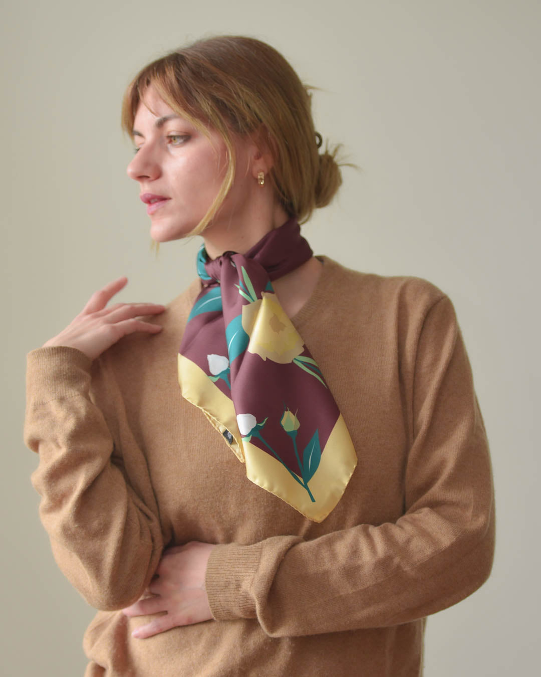 Foulard carré Art Chocolat