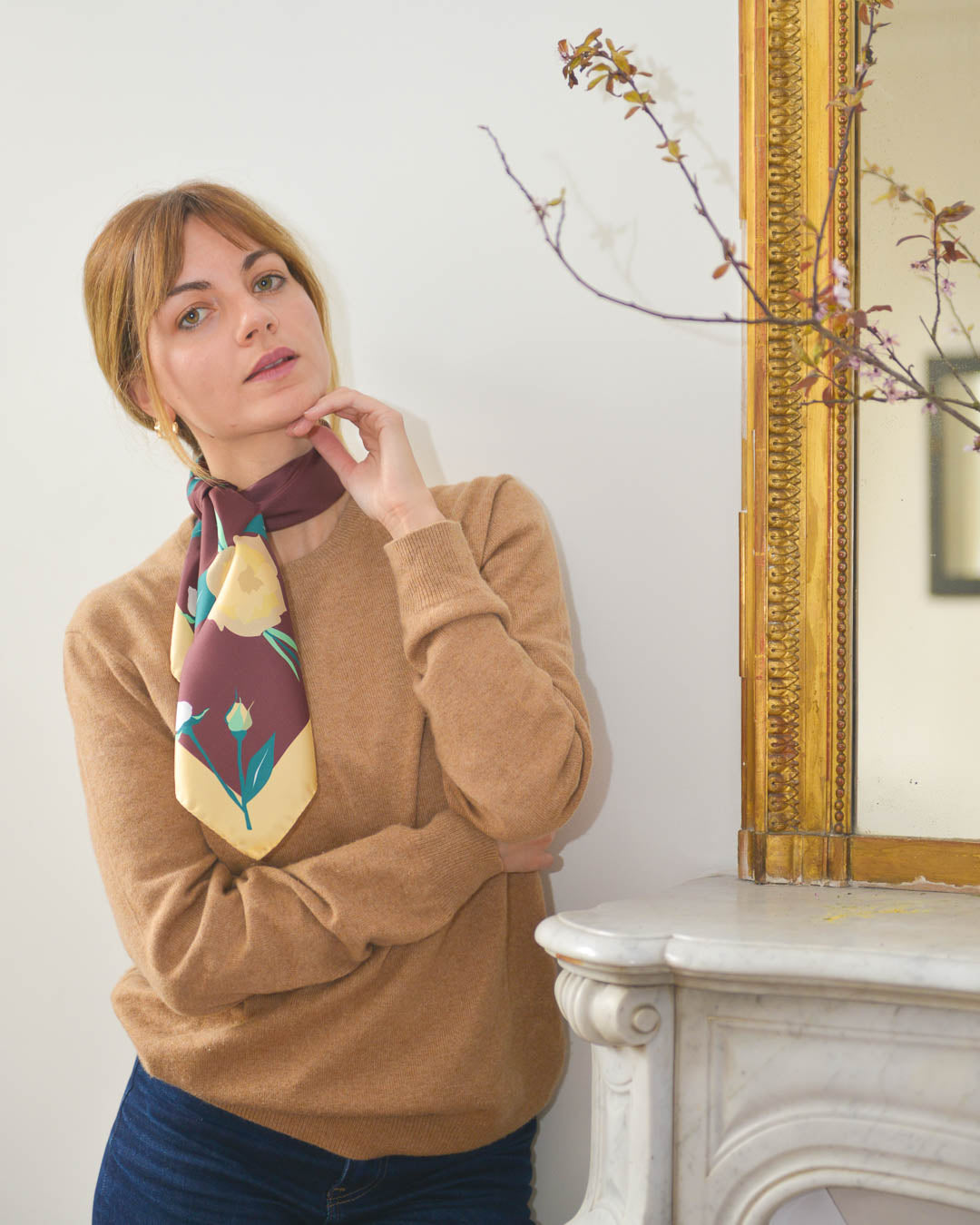 Foulard carré Art Chocolat