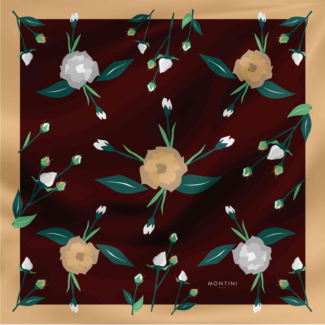 Foulard carré Art Chocolat