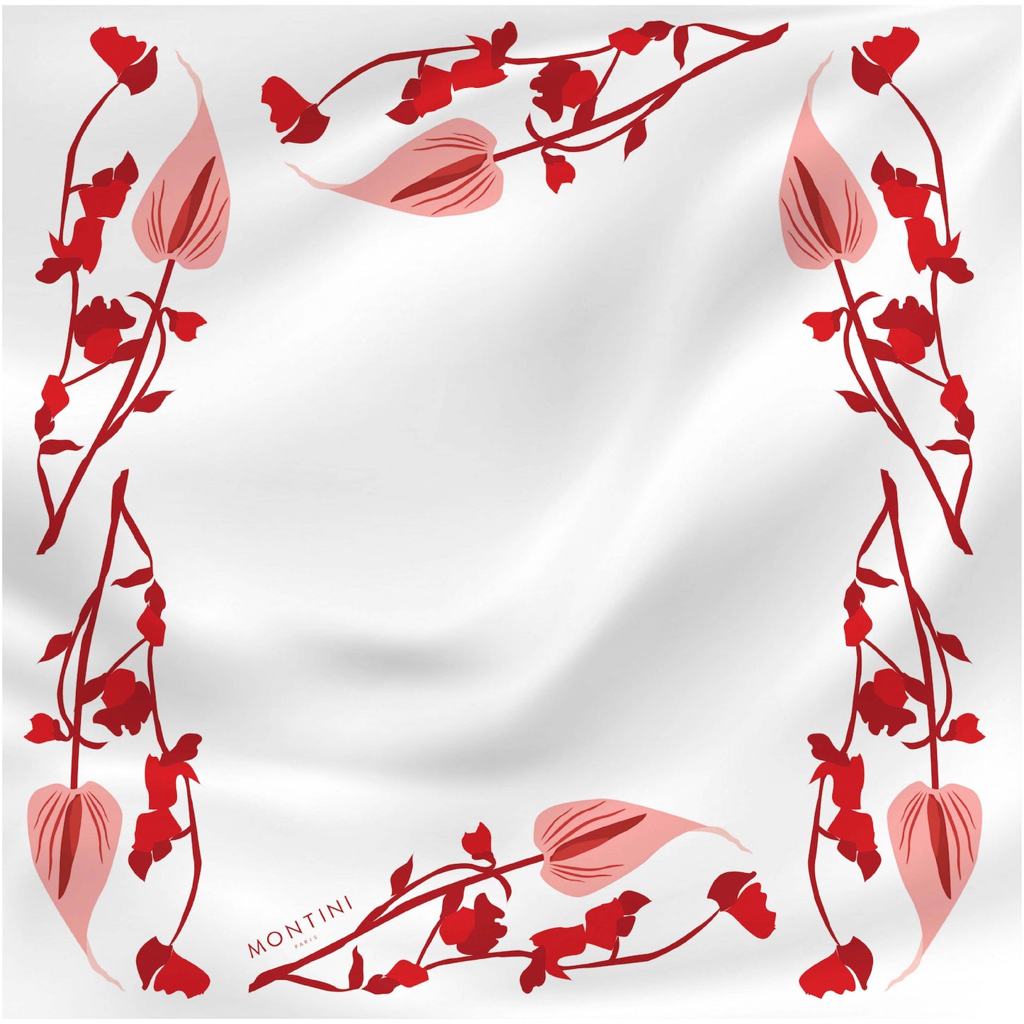 Minimal - Red and Pink Scarf