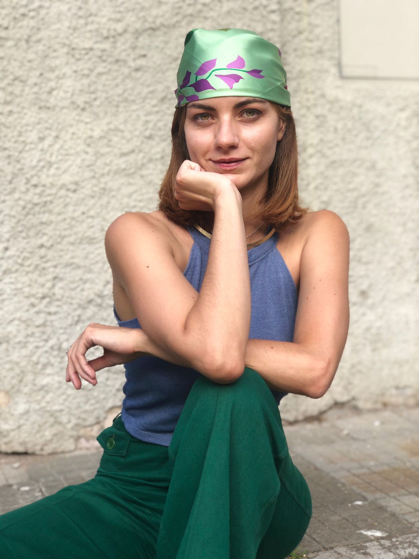 Silk Carré Scarf Capri