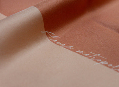 Silk Carré Scarf Rosé