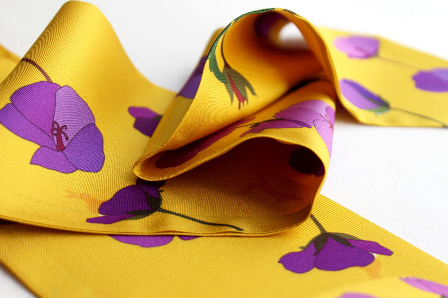 Silk Ribbon Scarf Soleil