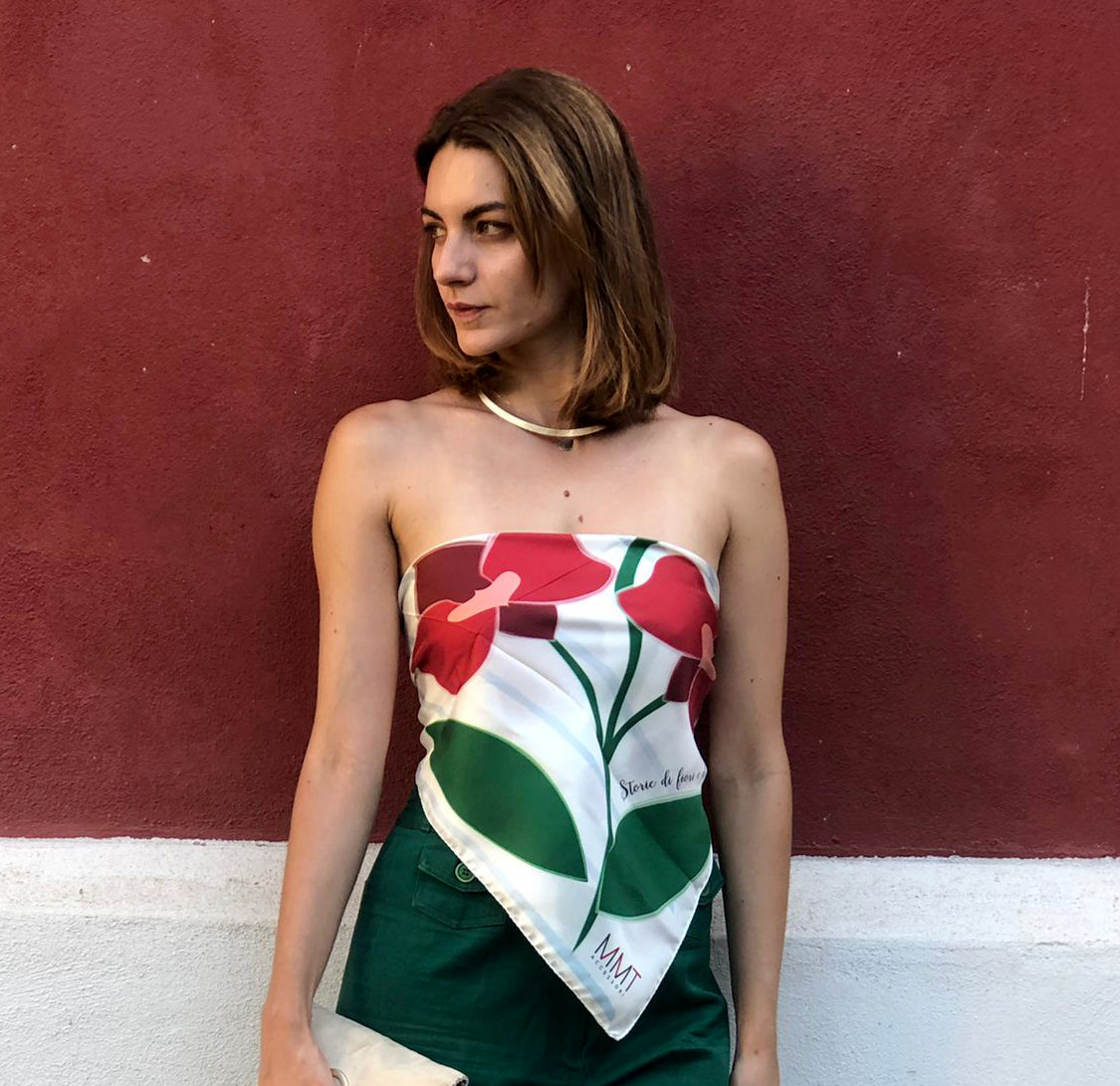 Foulard carré Marine