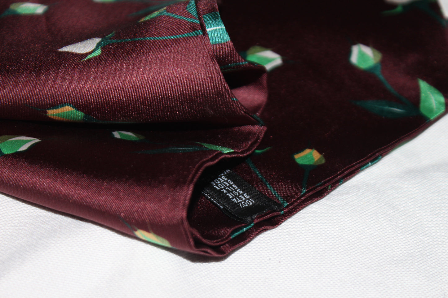 Silk Ribbon Scarf Chocolat