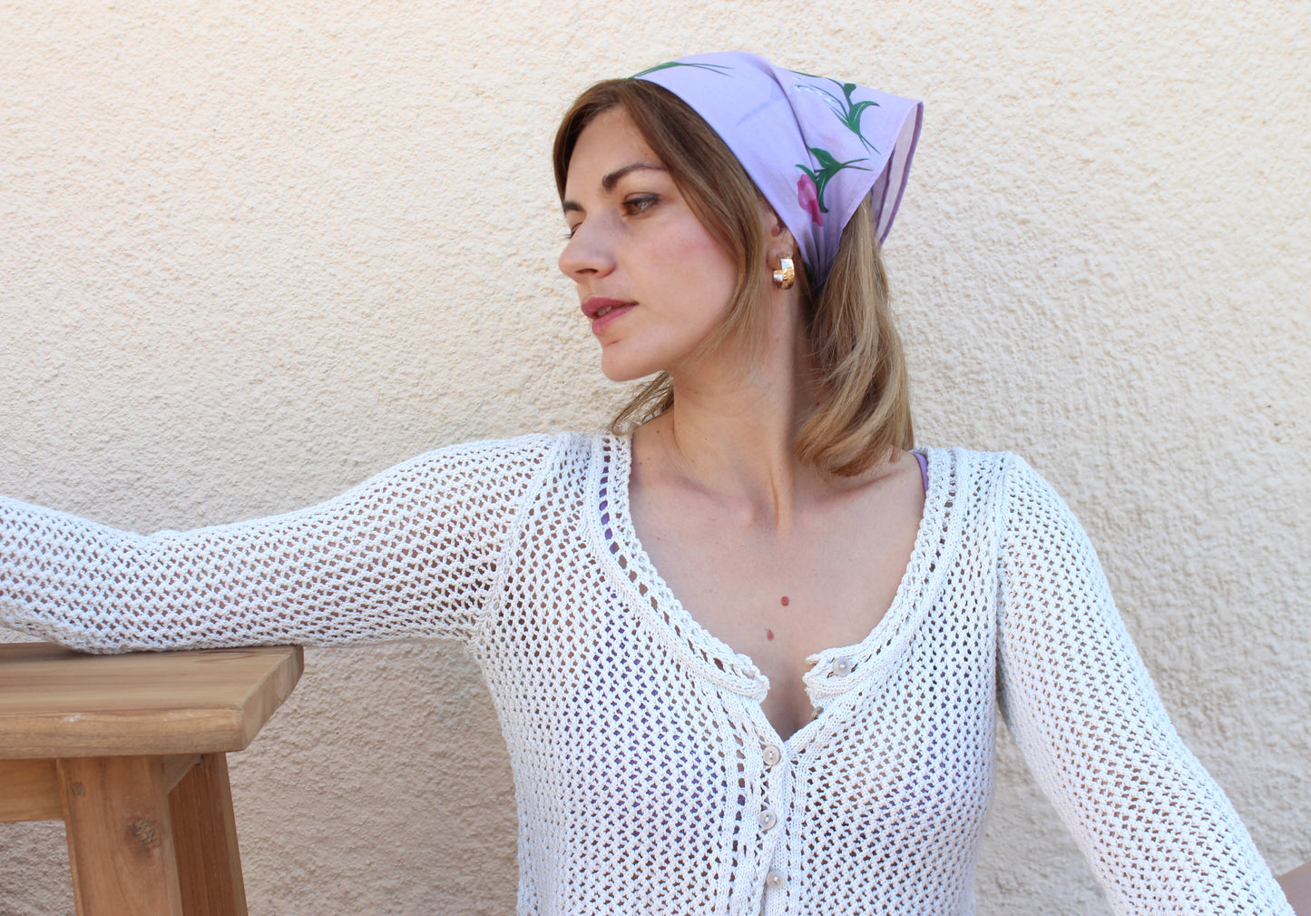 Bandana - Rose Pivoine