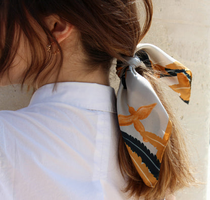 foulard carré 33x33 cm, fabriqué en Italie