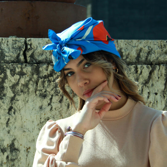 Foulard carré Elena