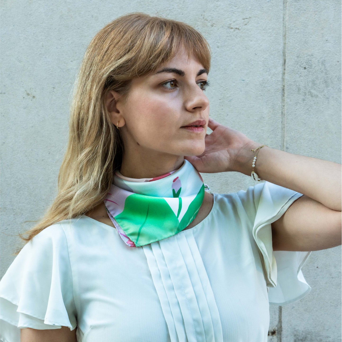 Foulard carré Le Romantique