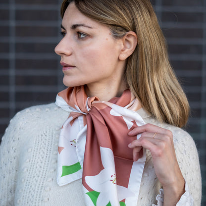 Silk Scarf Rosé